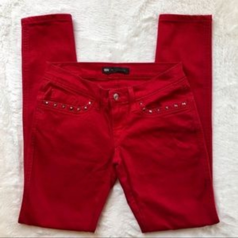 Levi's 524 Too Superlow Studded Skinny Jeans